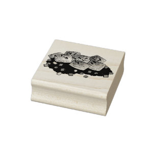 Minnesota Hot Dish Tater Tot Casserole Rubber Stamp