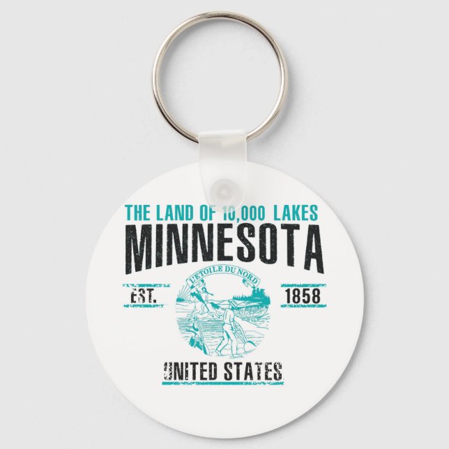 Minnesota Key Ring (Front)