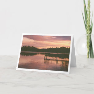 Minnesota Lake Vermillion Bay Note Card