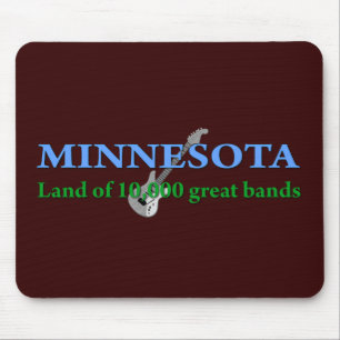 Minnesota - Land of 10,000 Bands Mouse Pad