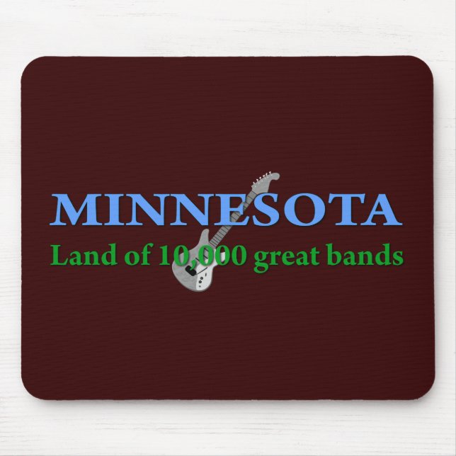 Minnesota - Land of 10,000 Bands Mouse Pad (Front)