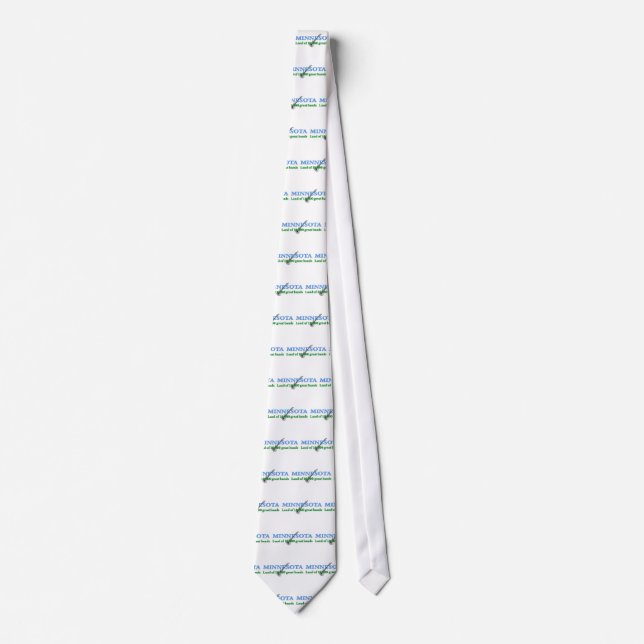 Minnesota - Land of 10,000 Bands Tie (Front)