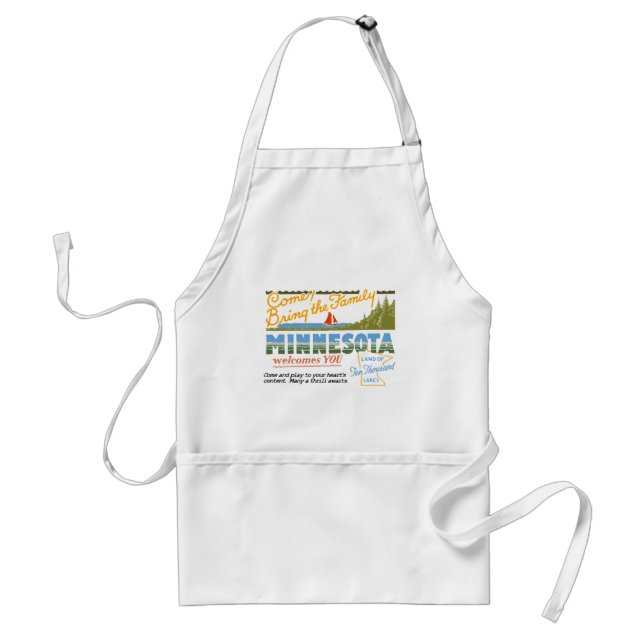 Minnesota - Land of Ten Thousand Lakes Standard Apron (Front)