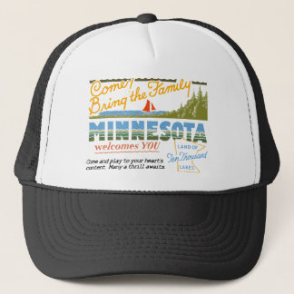 Minnesota - Land of Ten Thousand Lakes Trucker Hat