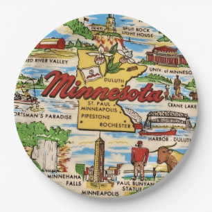 Minnesota Landmarks Party Plates