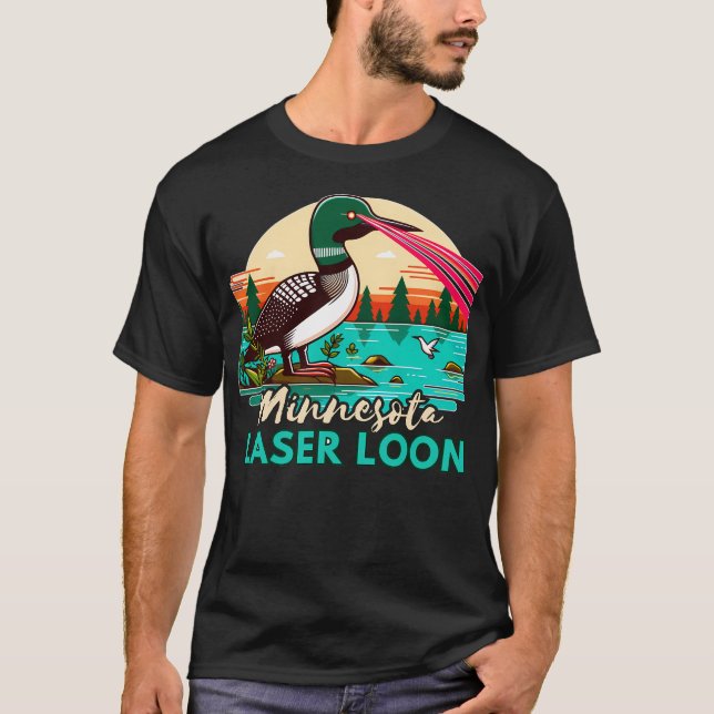 Minnesota Laser Loon T-Shirt (Front)