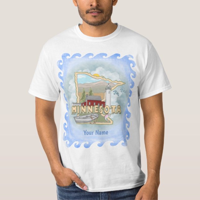 Minnesota Lighthouse  t-shirt (Front)