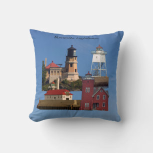 Minnesota Lighthouses pillow