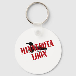 Minnesota Loon Key Ring