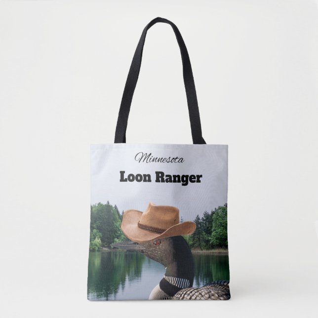 Minnesota Loon Ranger Tote Bag (Front)