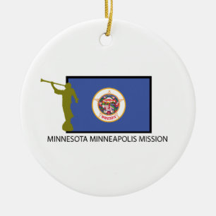 MINNESOTA MINNEAPOLIS MISSION LDS CTR CERAMIC ORNAMENT