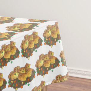 Minnesota MN Hotdish Hot Dish Tater Tot Casserole Tablecloth
