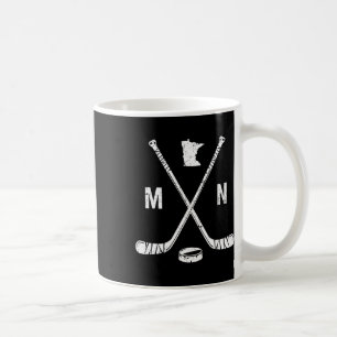Minnesota Mn Ice Hockey Sticks Sports Team Fan Coffee Mug