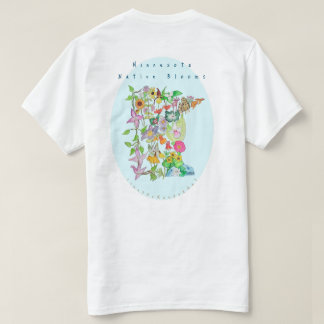 Minnesota Native Blooms T-Shirt Flowers, Mushrooms