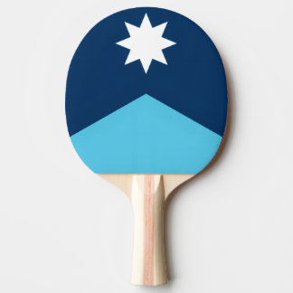 Minnesota new flag ping pong paddle