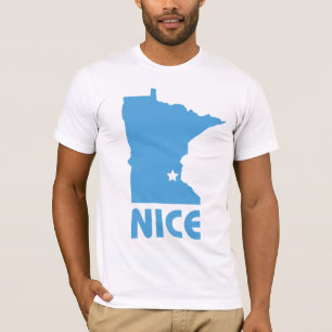 Minnesota Nice funny American Apparel Fitted T T-Shirt