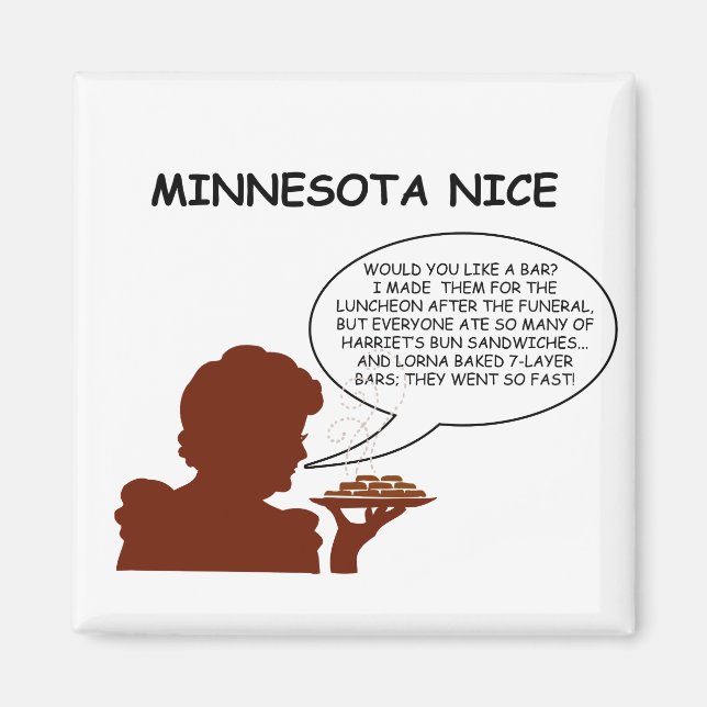 Minnesota Nice Magnet (Front)