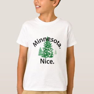 Minnesota Nice.  Period! (black text) T-Shirt