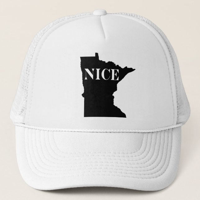 Minnesota Nice Trucker Hat (Front)