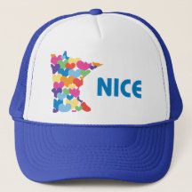 Minnesota Nice with Heart Hat