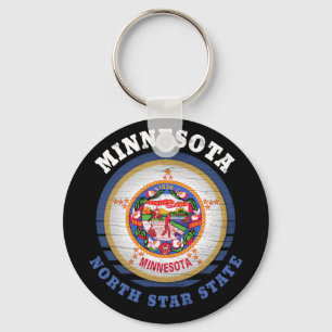 MINNESOTA NORTH STAR STATE FLAG KEY RING