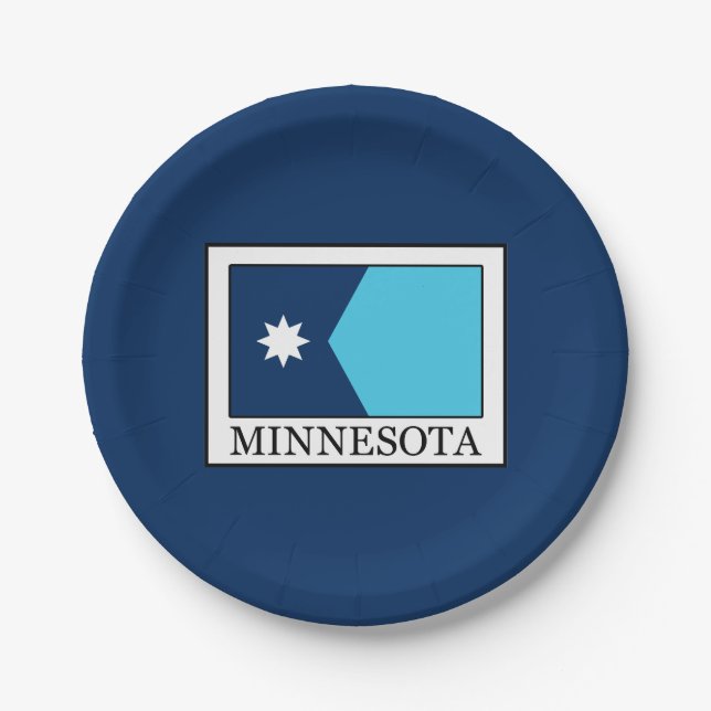 Minnesota Paper Plate (Front)