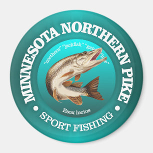 Minnesota Pike Fishing Magnet