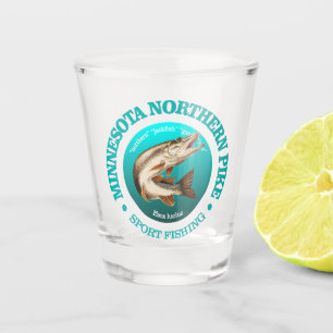 Minnesota Pike Fishing Shot Glass