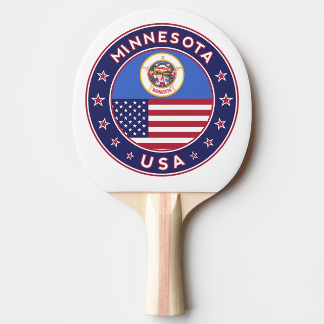 Minnesota Ping Pong Paddle (Front)