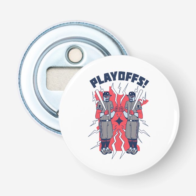 Minnesota Playoff Baseball Bottle Opener (Front)
