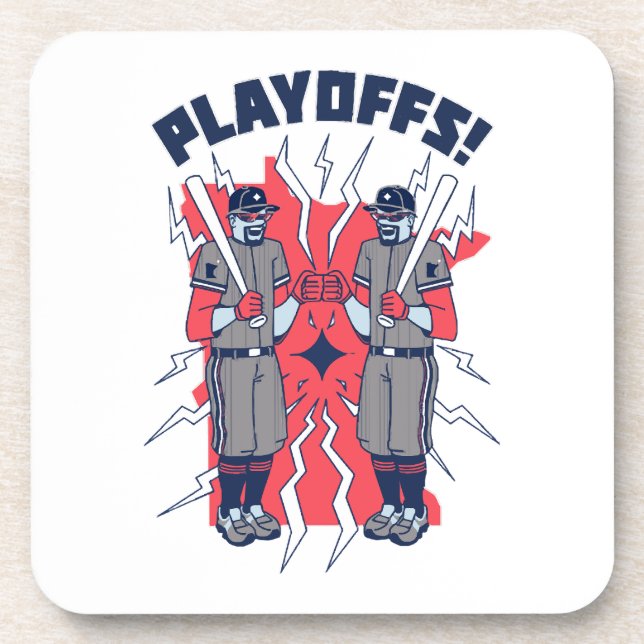 Minnesota Playoff Baseball Coaster (Front)
