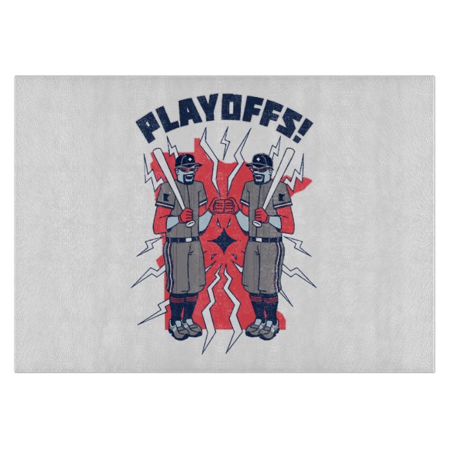Minnesota Playoff Baseball Cutting Board (Front)