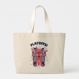 Minnesota Playoff Baseball Large Tote Bag