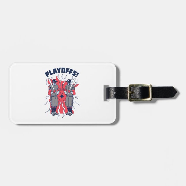 Minnesota Playoff Baseball Luggage Tag (Front Horizontal)