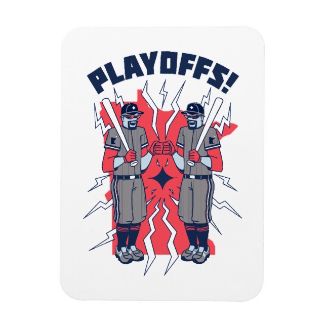 Minnesota Playoff Baseball Magnet (Vertical)