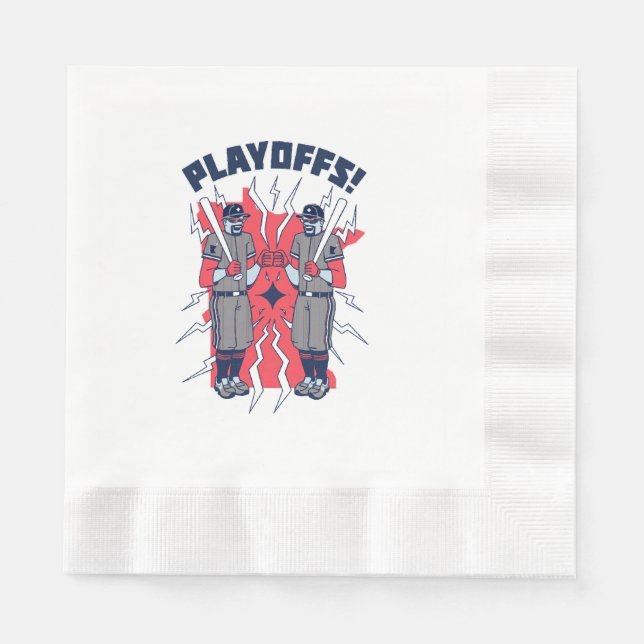 Minnesota Playoff Baseball Napkin (Front)