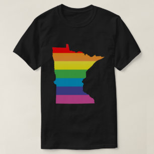 minnesota pride. striped. T-Shirt