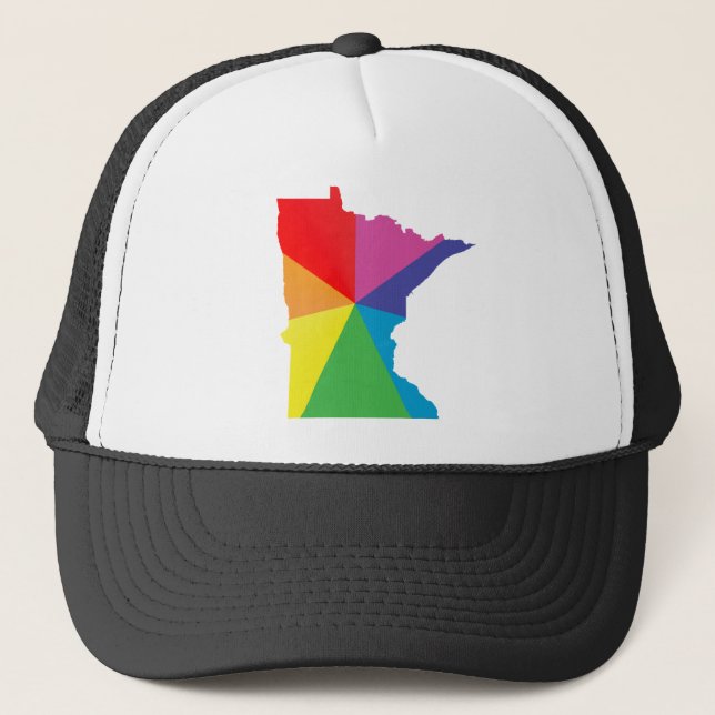 minnesota pride. trucker hat (Front)