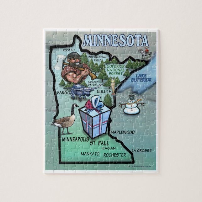 Minnesota Puzzle (Vertical)