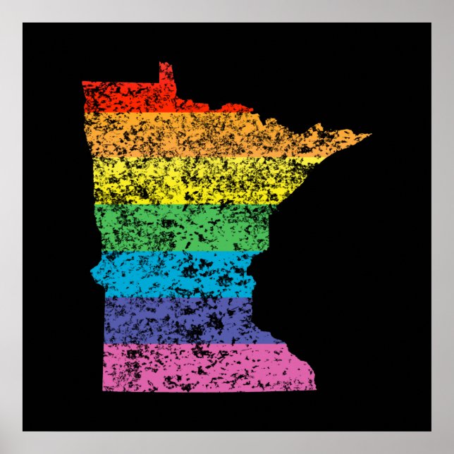 minnesota rainbow poster (Front)