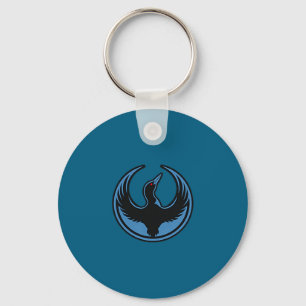 Minnesota rebel loon alliance symbol mn  key ring