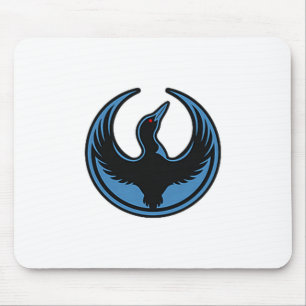 Minnesota rebel loon alliance symbol mn mouse pad