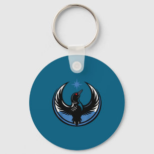 Minnesota Rebel Loon Mn State Key Ring