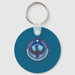 Minnesota rebel loon new mn state flag  key ring