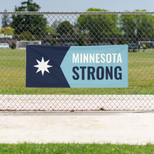 Minnesota Rebel New State Flag Banner