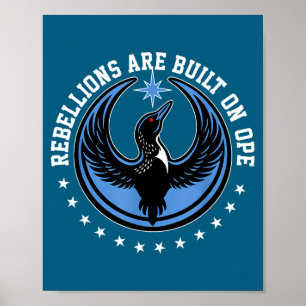 Minnesota Rebel New State Flag Illustration Poster