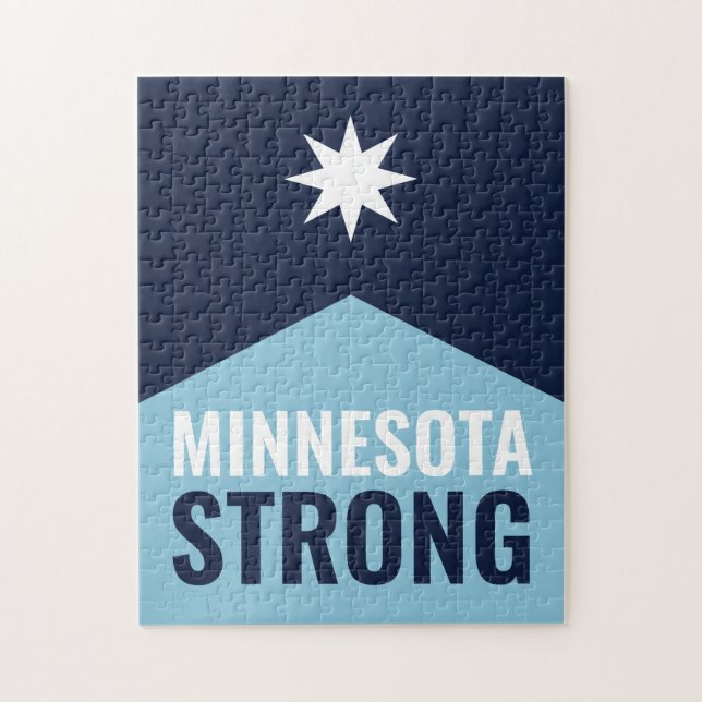 Minnesota Rebel New State Flag Jigsaw Puzzle (Vertical)