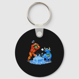 Minnesota rebel new state flag  key ring