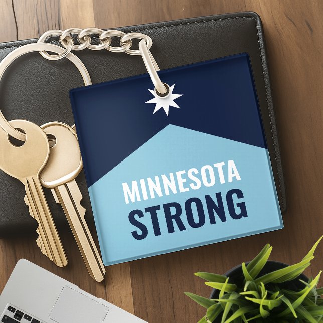 Minnesota Rebel New State Flag Key Ring (Creator Uploaded)