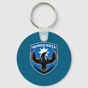 Minnesota rebel new state flag  key ring